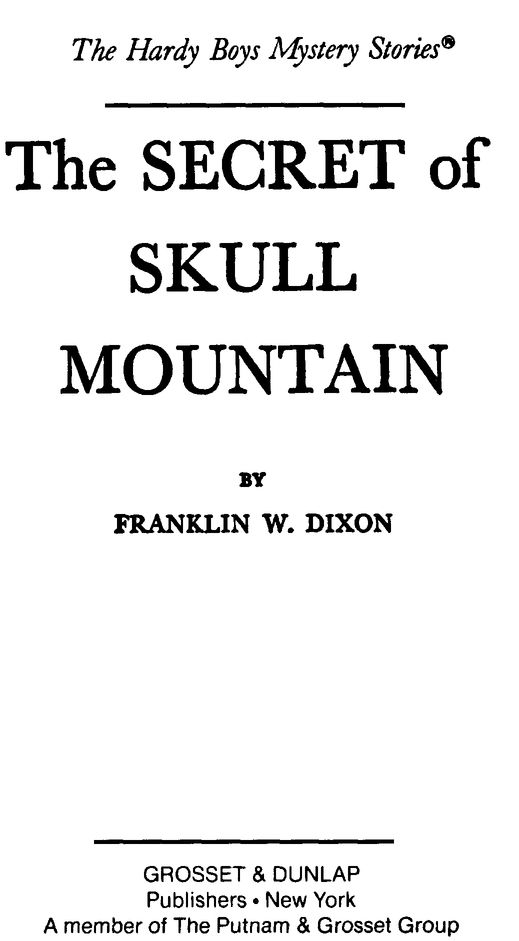 READ FREE The Secret of Skull Mountain online book in english| All ...